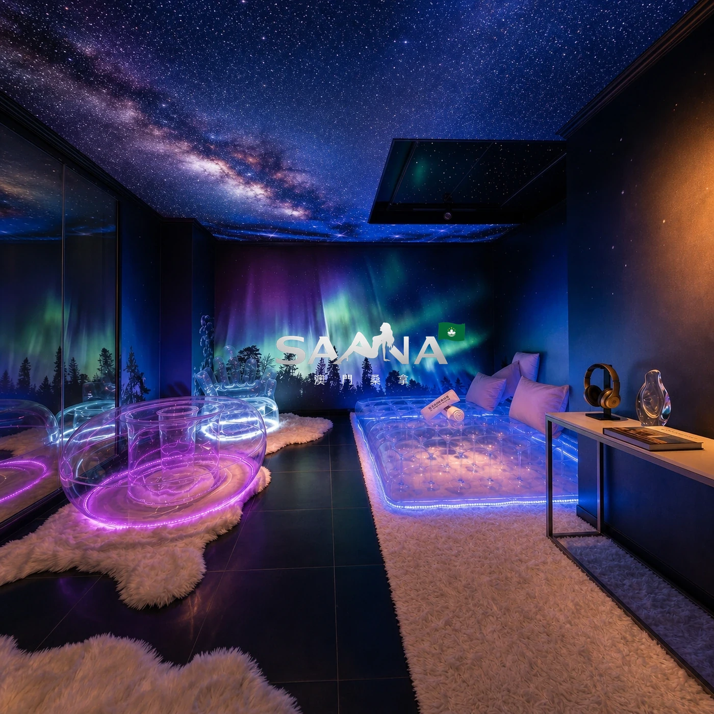 星空宇宙主題睡房